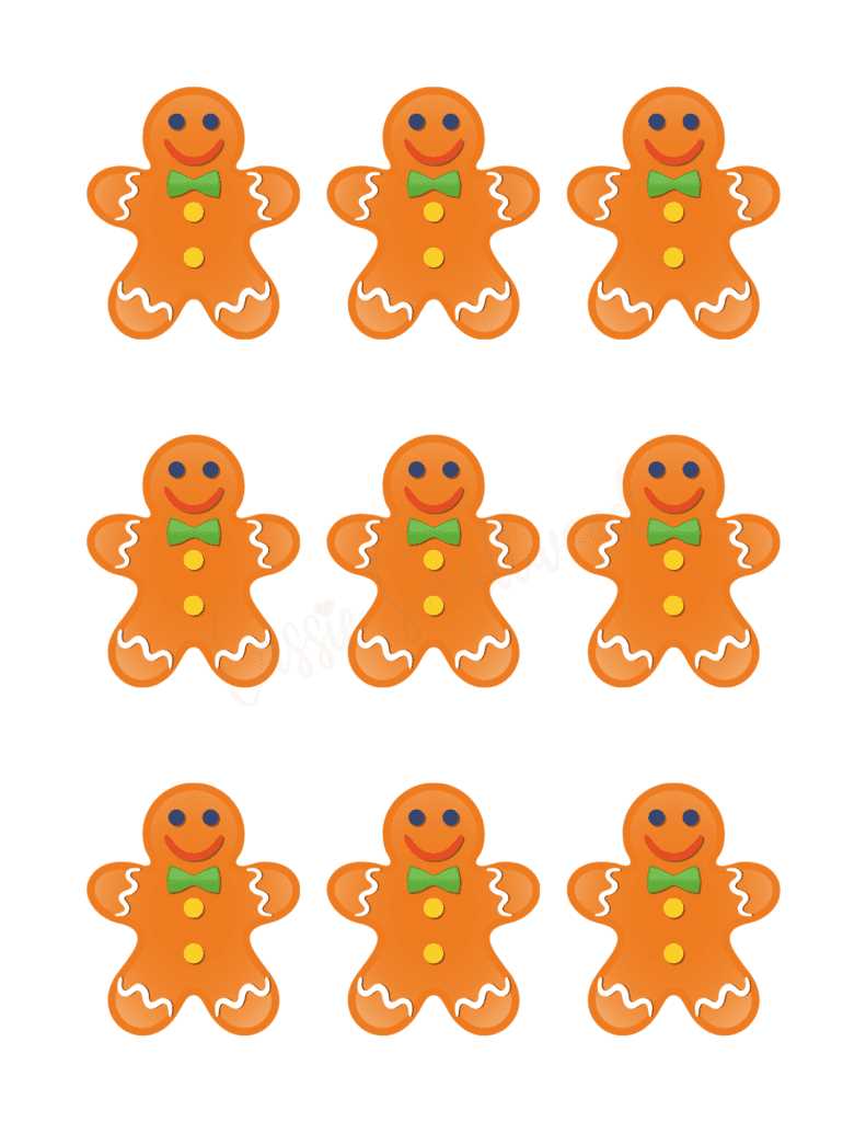 free printable gingerbread free printable gingerbread