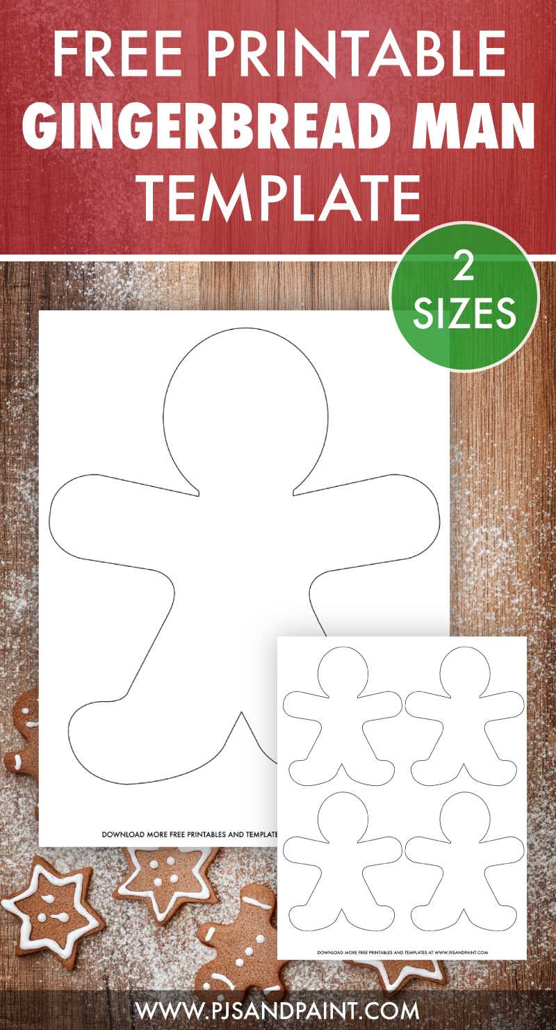 free printable gingerbread man template free printable gingerbread man template