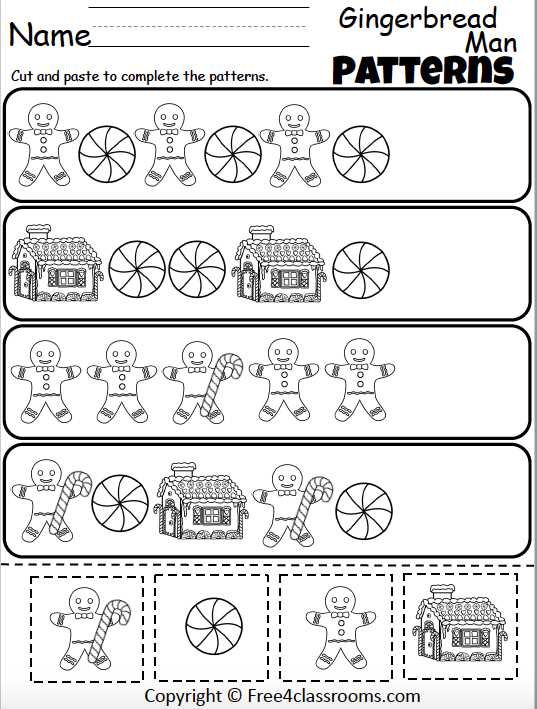 free printable gingerbread man worksheets