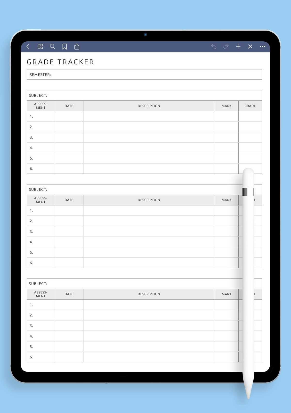 free printable gradebook sheets