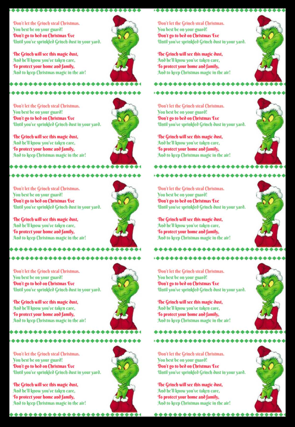 free printable grinch labels free printable grinch labels