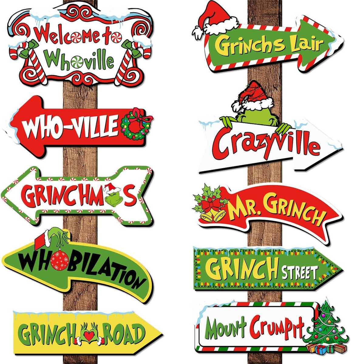 free printable grinch signs
