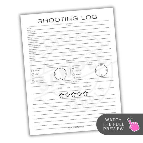 free printable gun inventory sheet