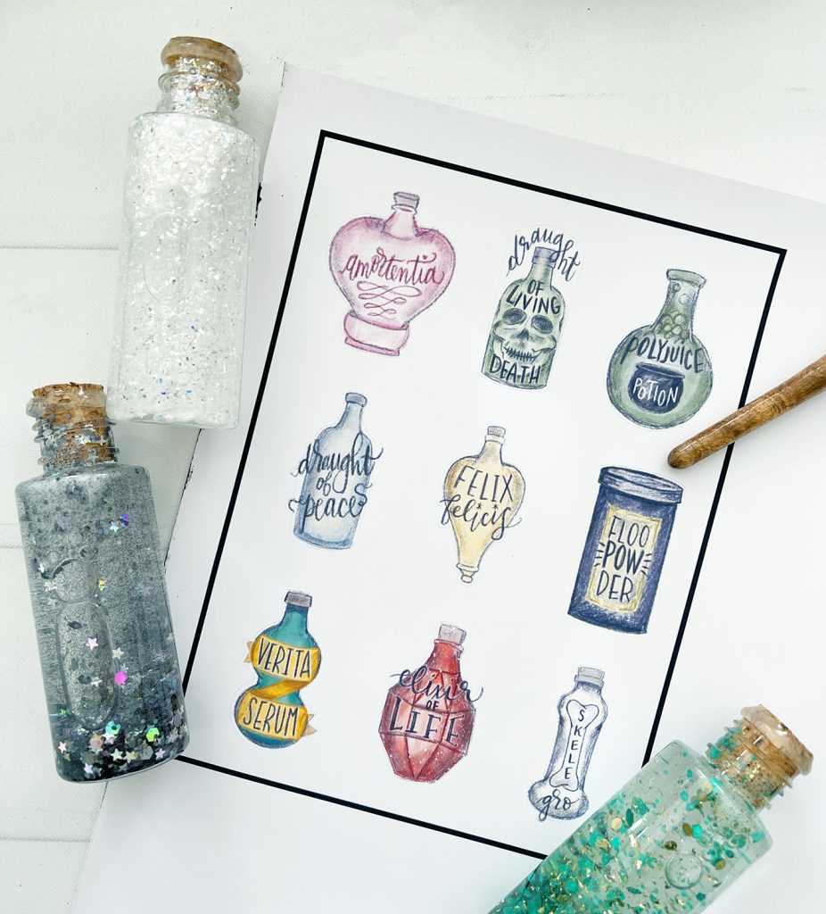 free printable harry potter potion labels free printable harry potter potion labels