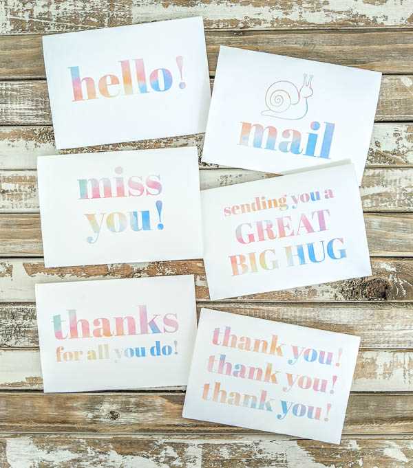 free printable keep in touch cards