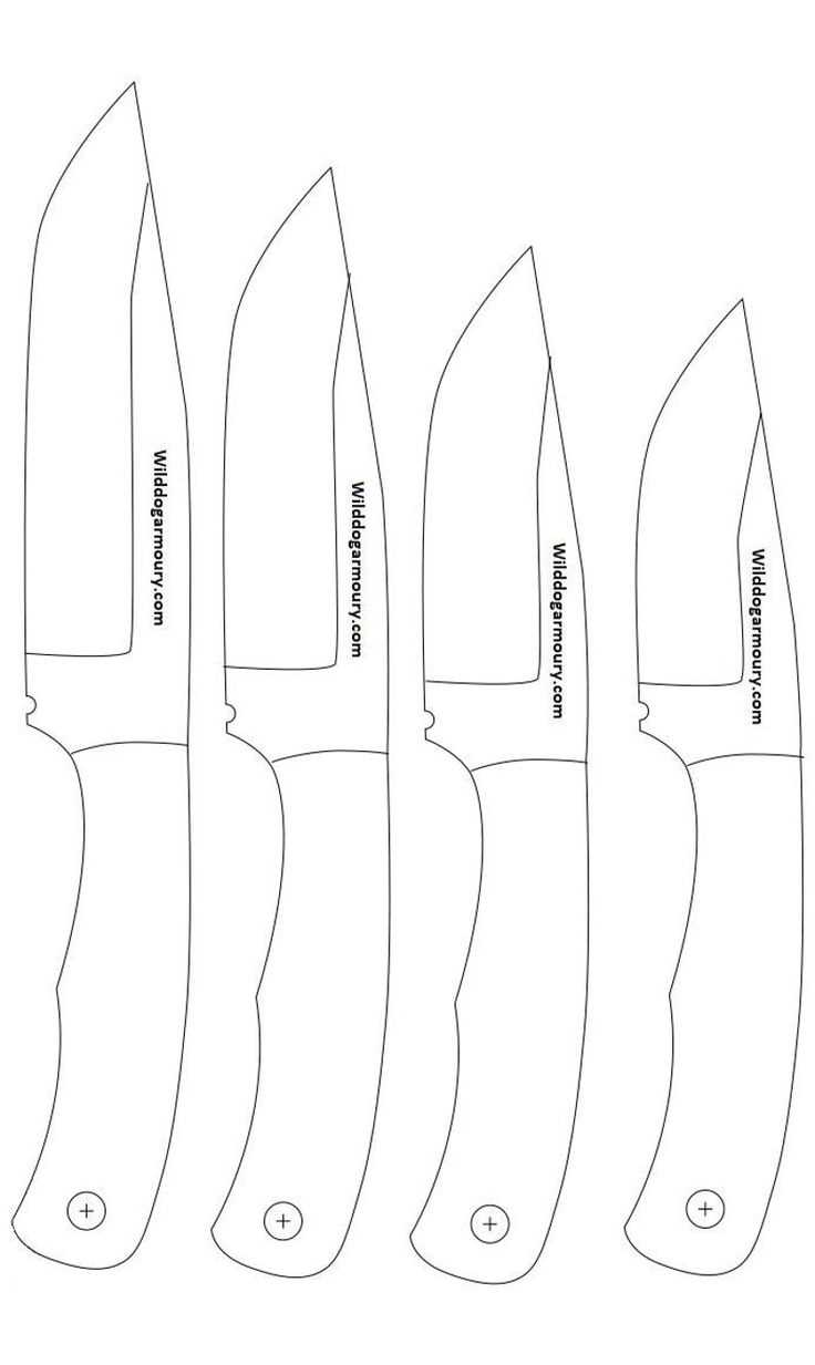 free printable knife templates