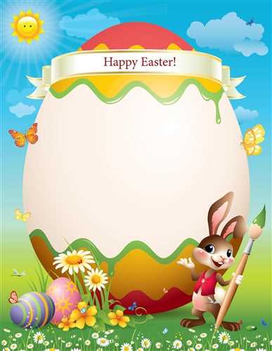 free printable letters from the easter bunny