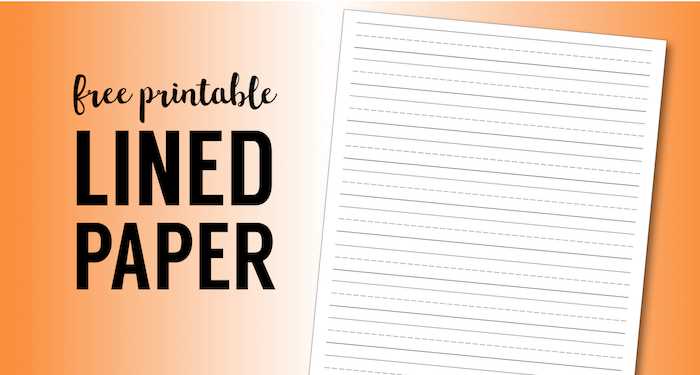 free printable lined paper for kids free printable lined paper for kids