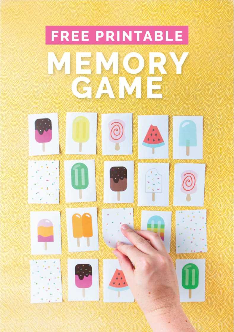 free printable memory games for adults