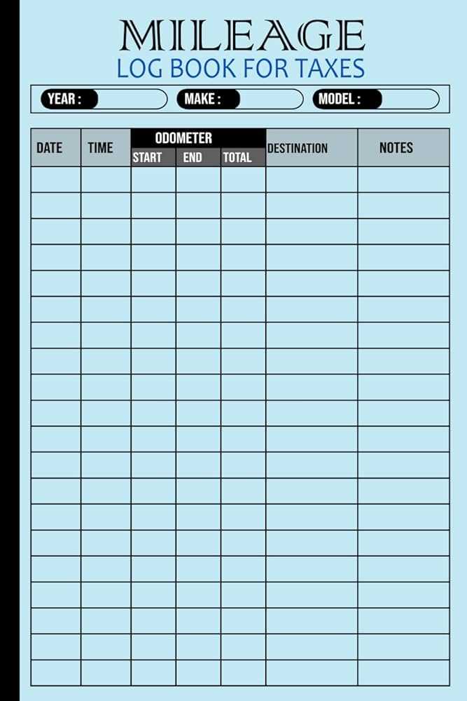 free printable mileage logs free printable mileage logs