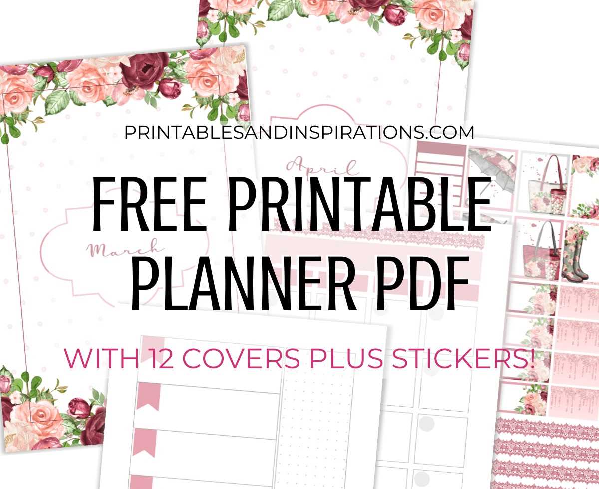 free printable monthly planner printable free printable monthly planner printable