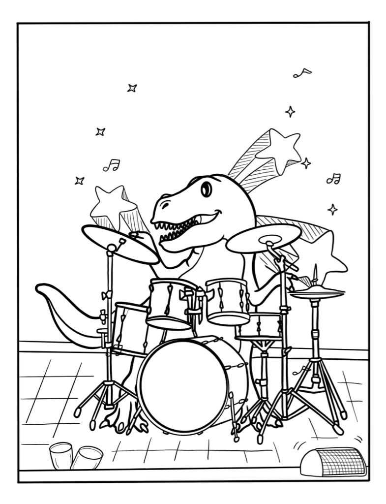 free printable music coloring sheets