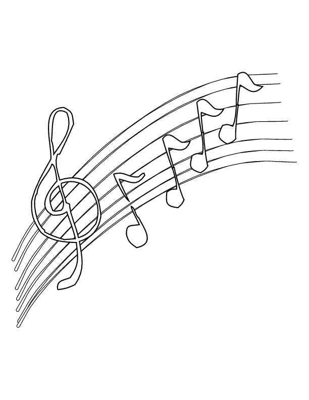 free printable music notes coloring pages
