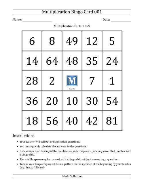 free printable number bingo cards free printable number bingo cards