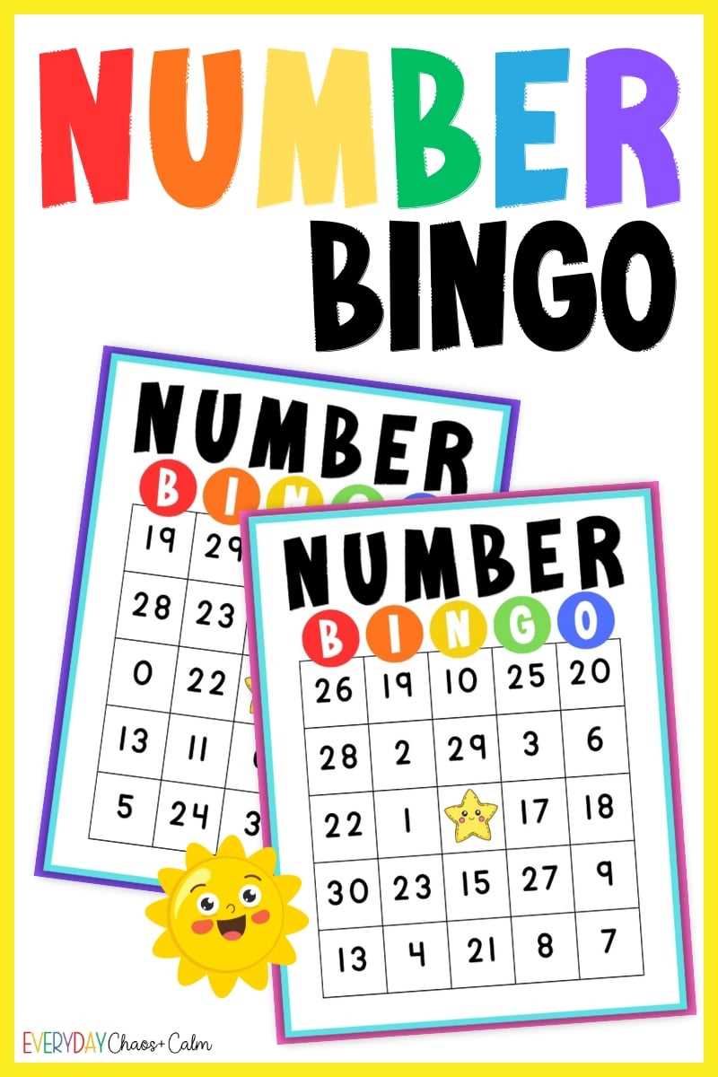 free printable number bingo cards free printable number bingo cards