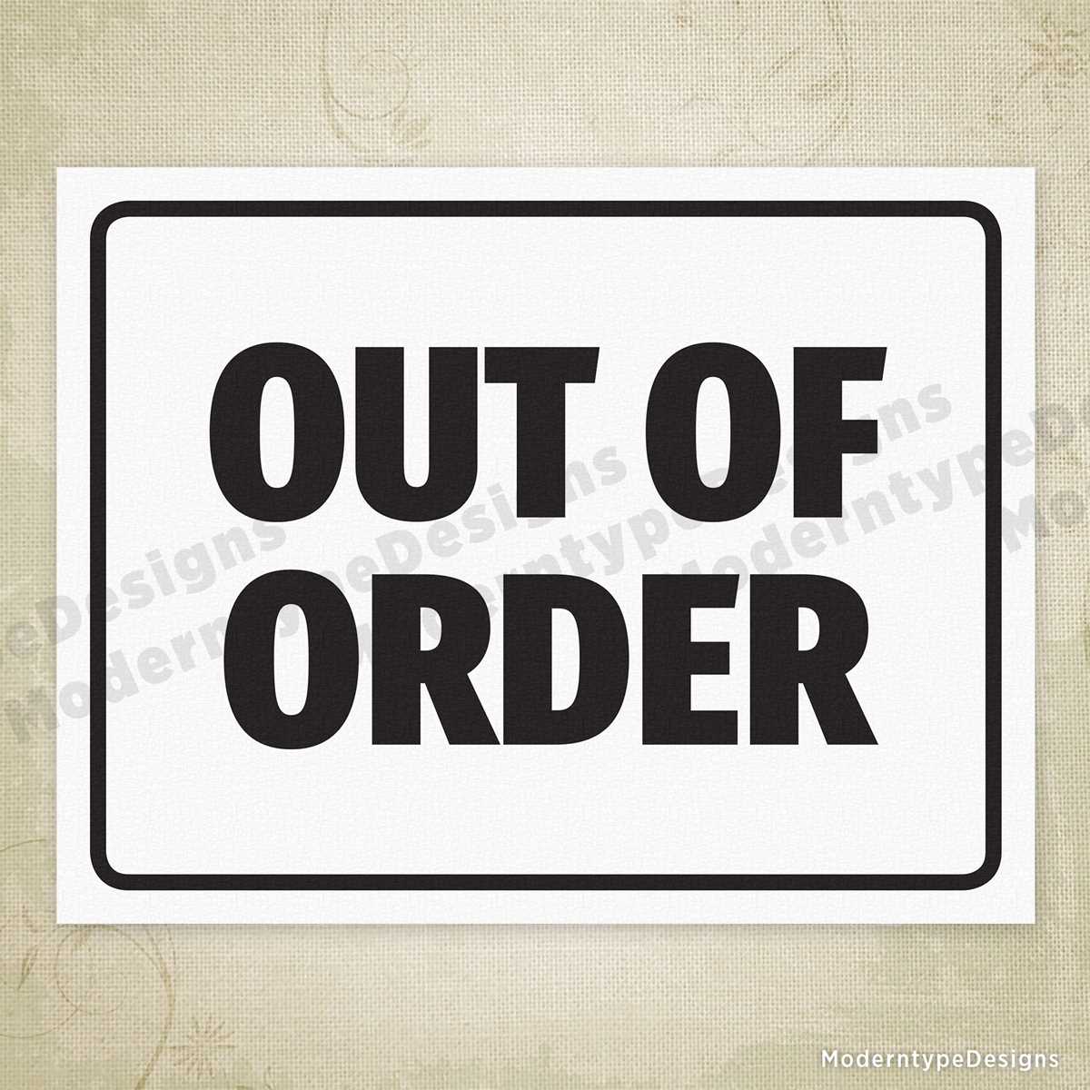 free printable out of order sign free printable out of order sign
