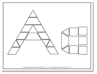 free printable pattern block templates free printable pattern block templates