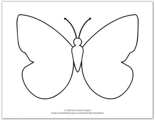 free printable picture of a butterfly