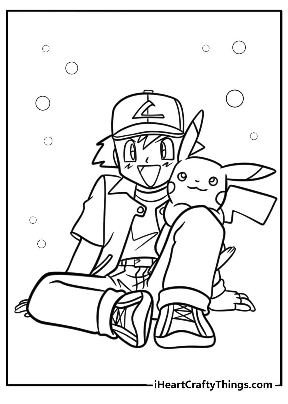 free printable pikachu coloring pages