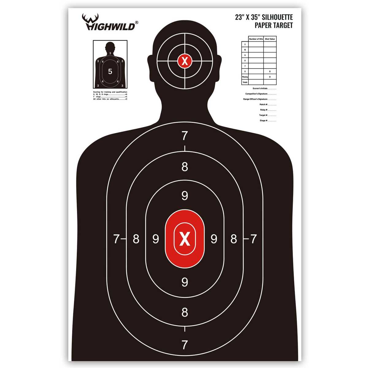 free printable pistol targets