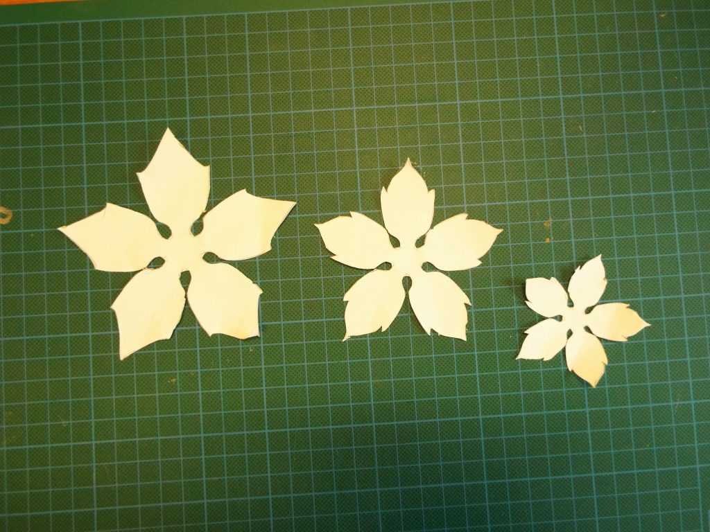 free printable poinsettia template