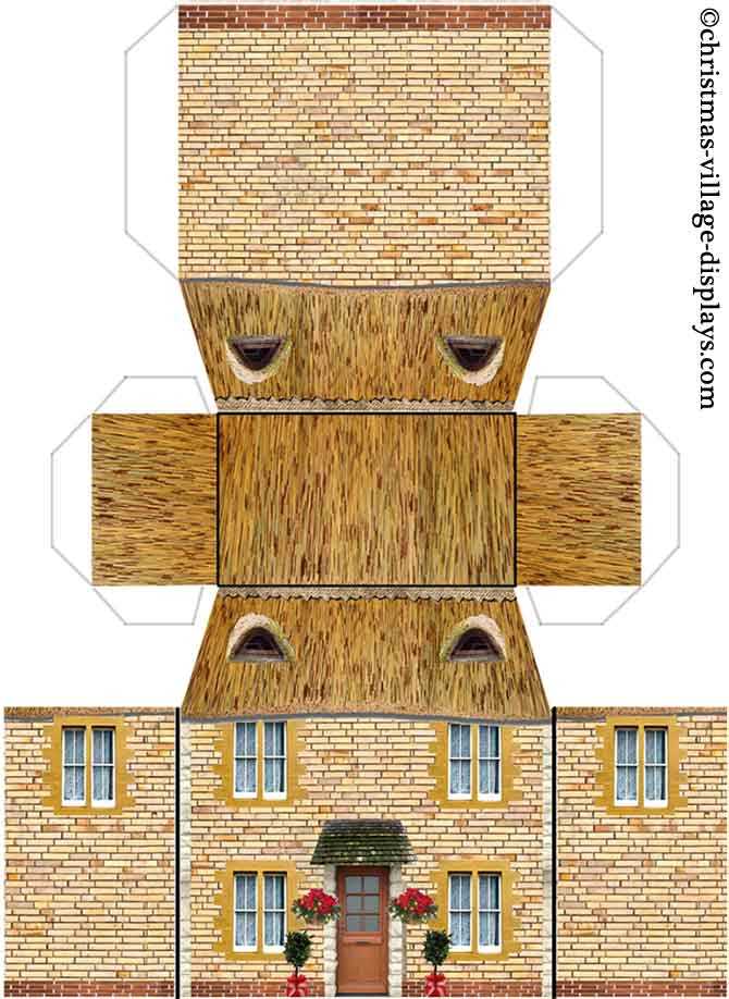 free printable printable christmas village template free printable printable christmas village template