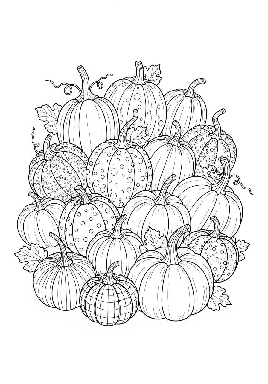 free printable pumpkin patch coloring pages