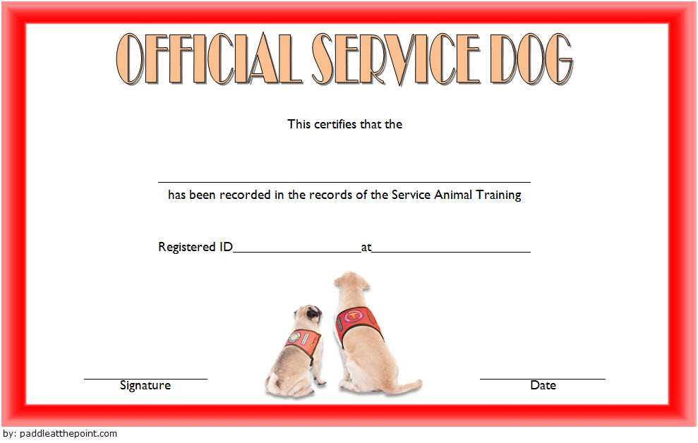 free printable real service dog certification free printable real service dog certification