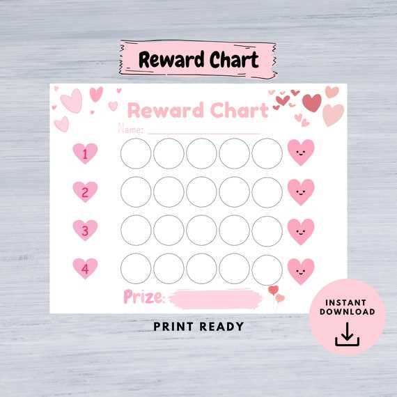 free printable reward charts