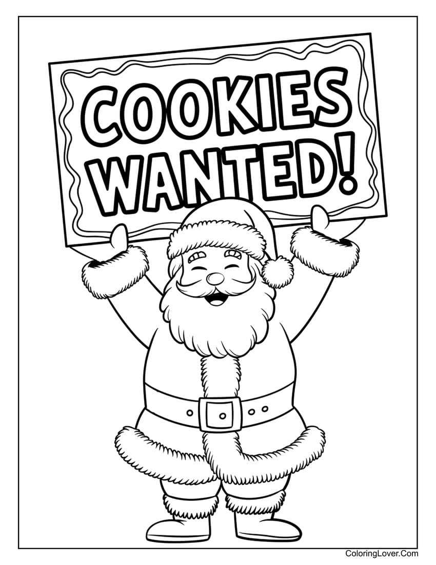 free printable santa claus