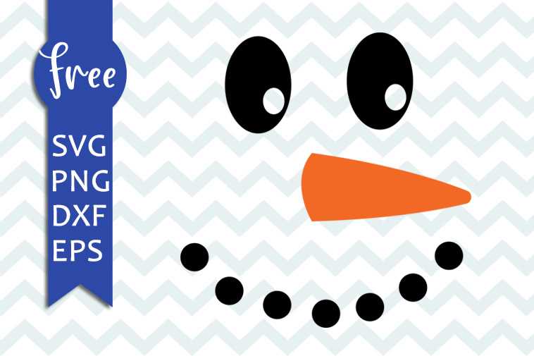 free printable snowman face stencils