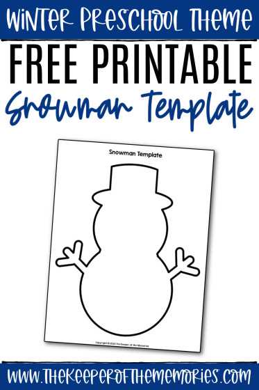 free printable snowman templates free printable snowman templates