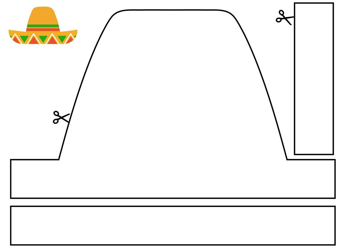free printable sombrero template