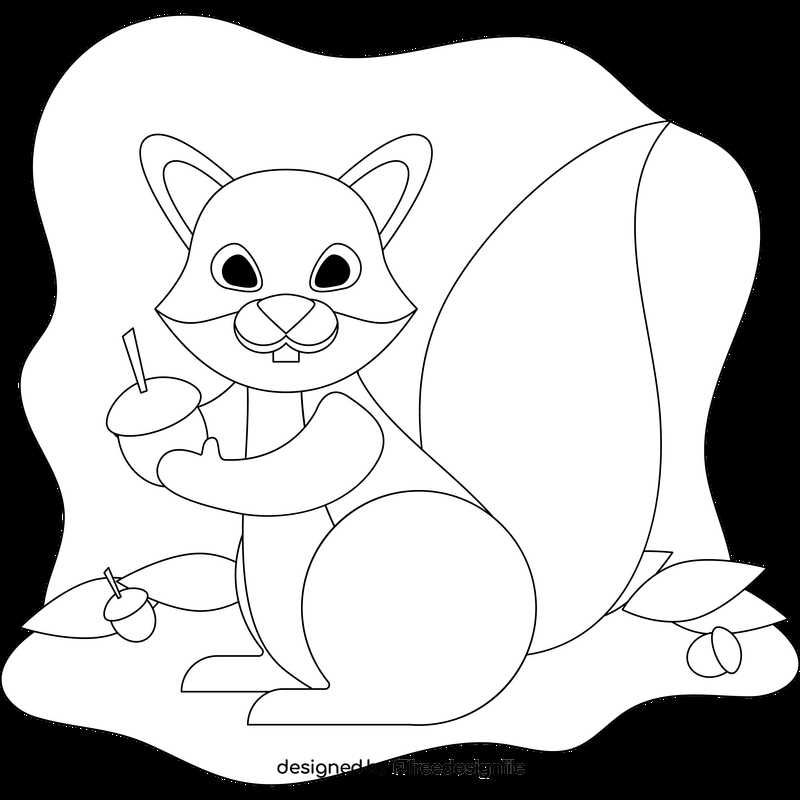 free printable squirrel template free printable squirrel template