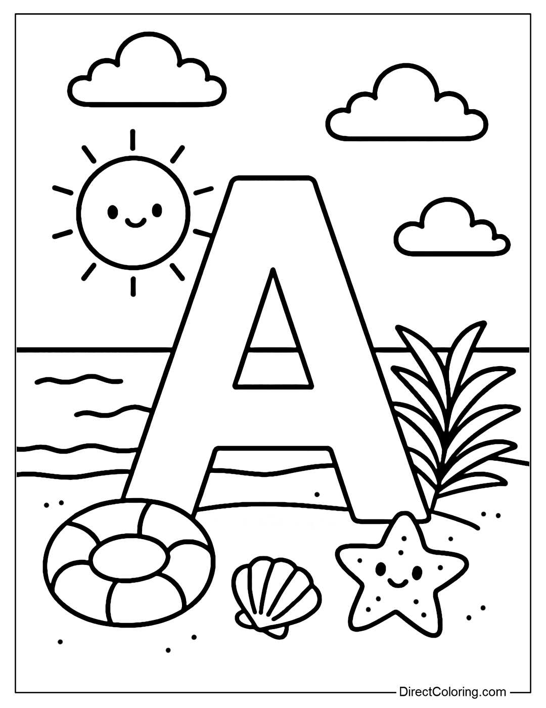free printable summer coloring pages