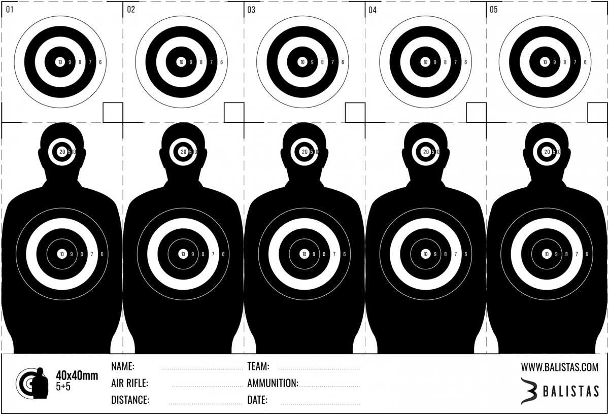free printable targets for shooting
