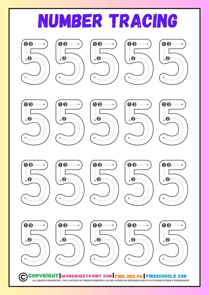 free printable tracing numbers