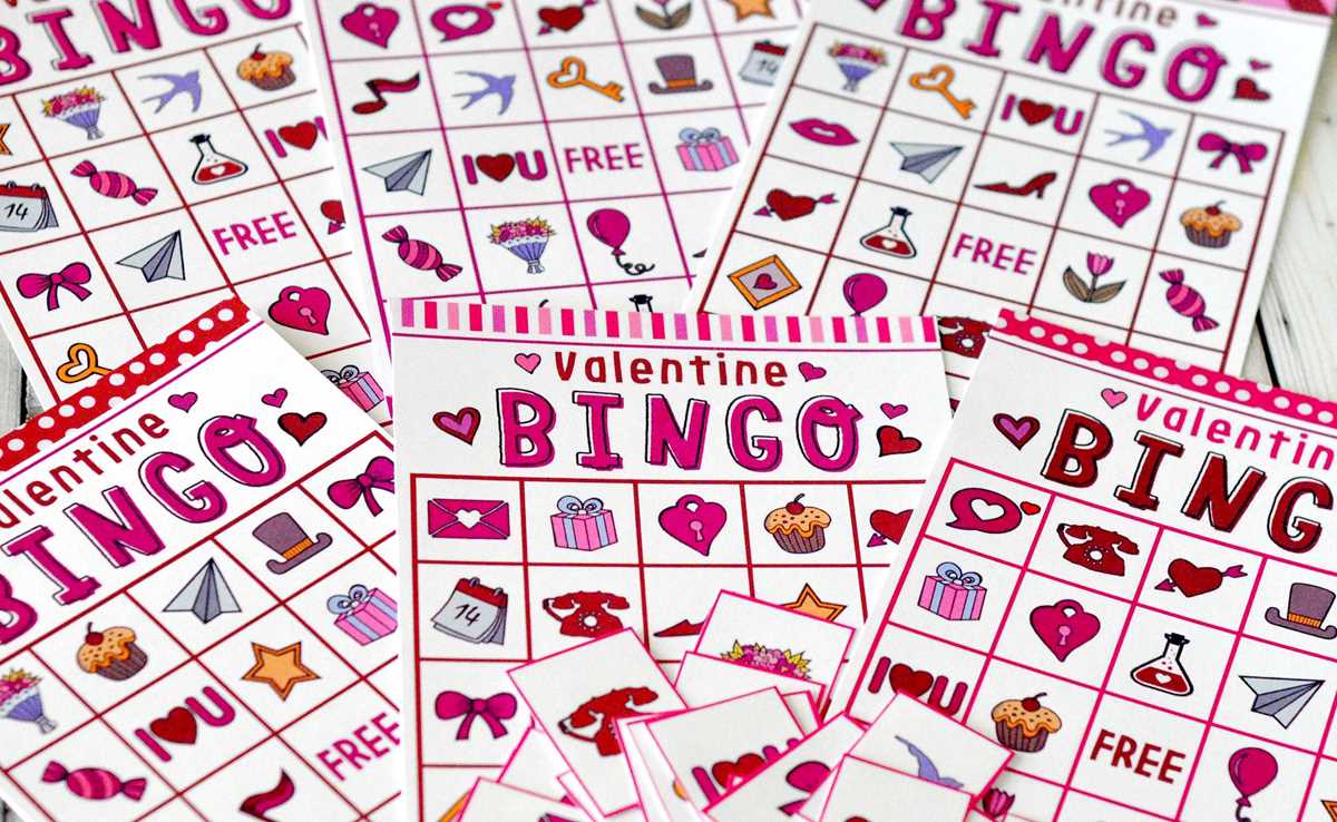 free printable valentines bingo