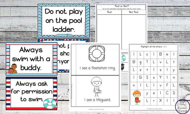 free printable water safety worksheets