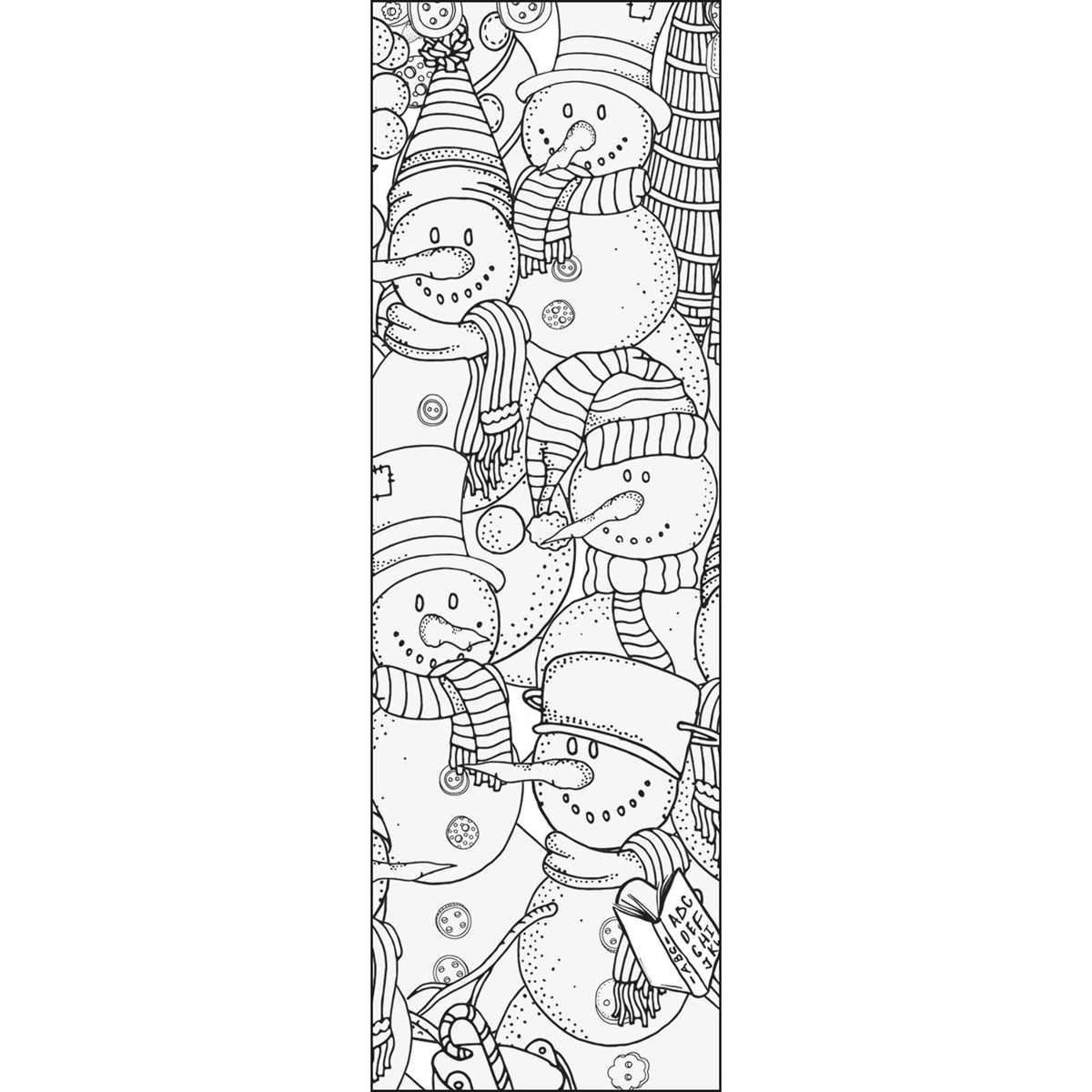 free printable winter bookmarks