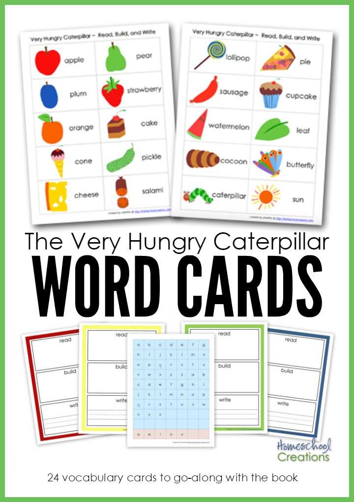 free printables for the very hungry caterpillar