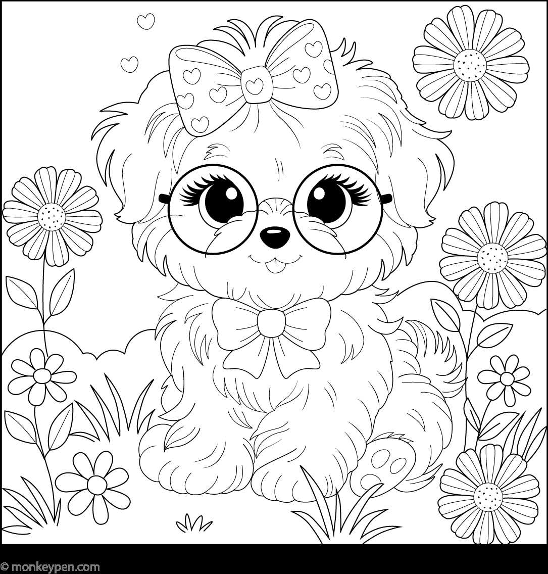 free puppy coloring pages printable free puppy coloring pages printable