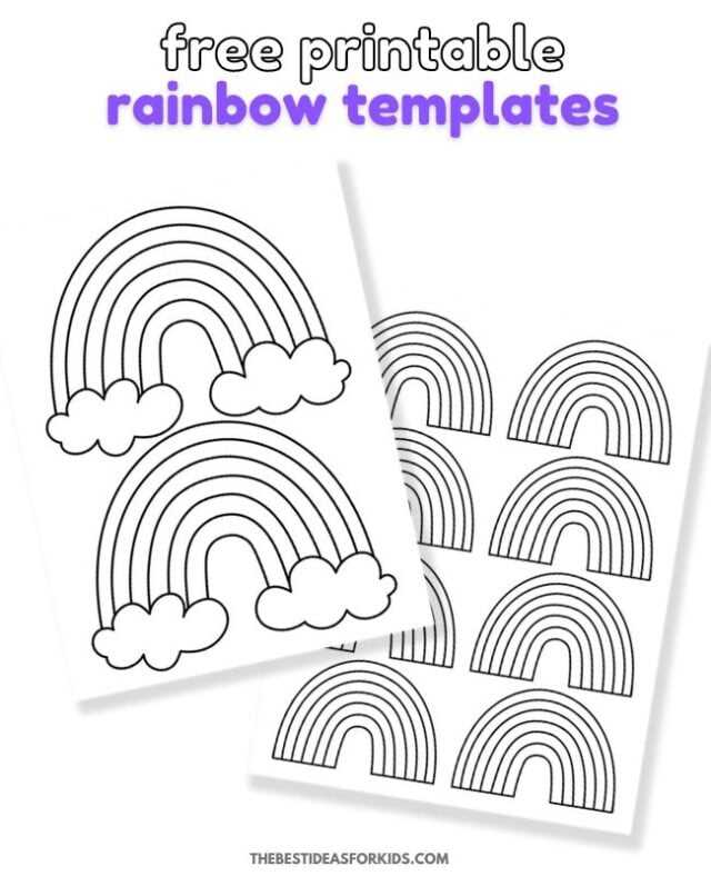 free rainbow printables free rainbow printables