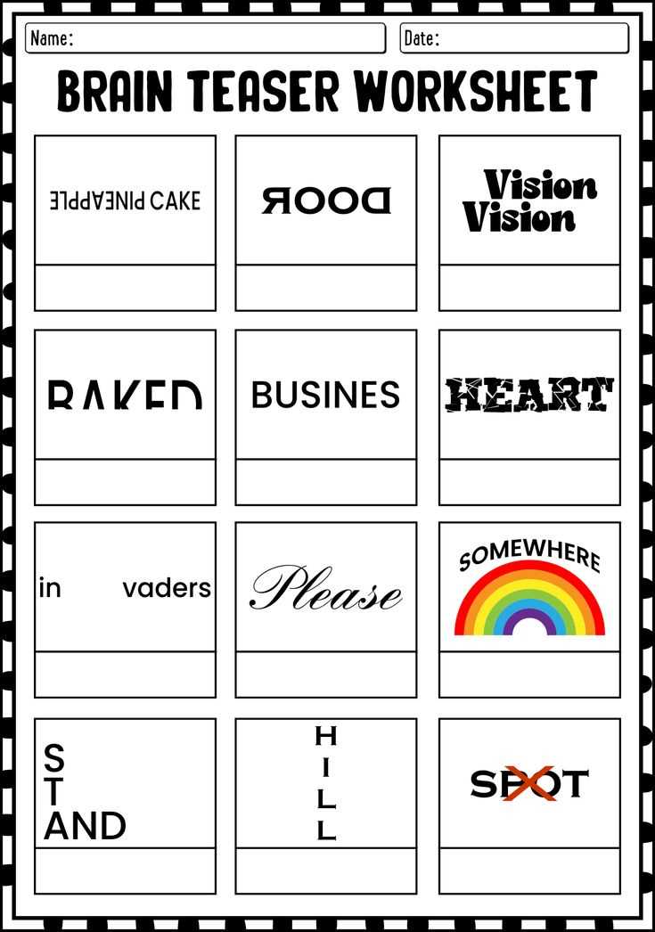 free rebus puzzles printable