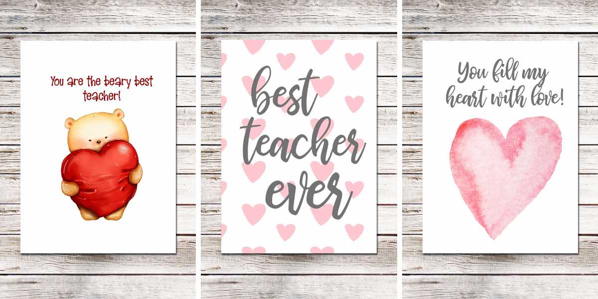 free teacher valentine printables