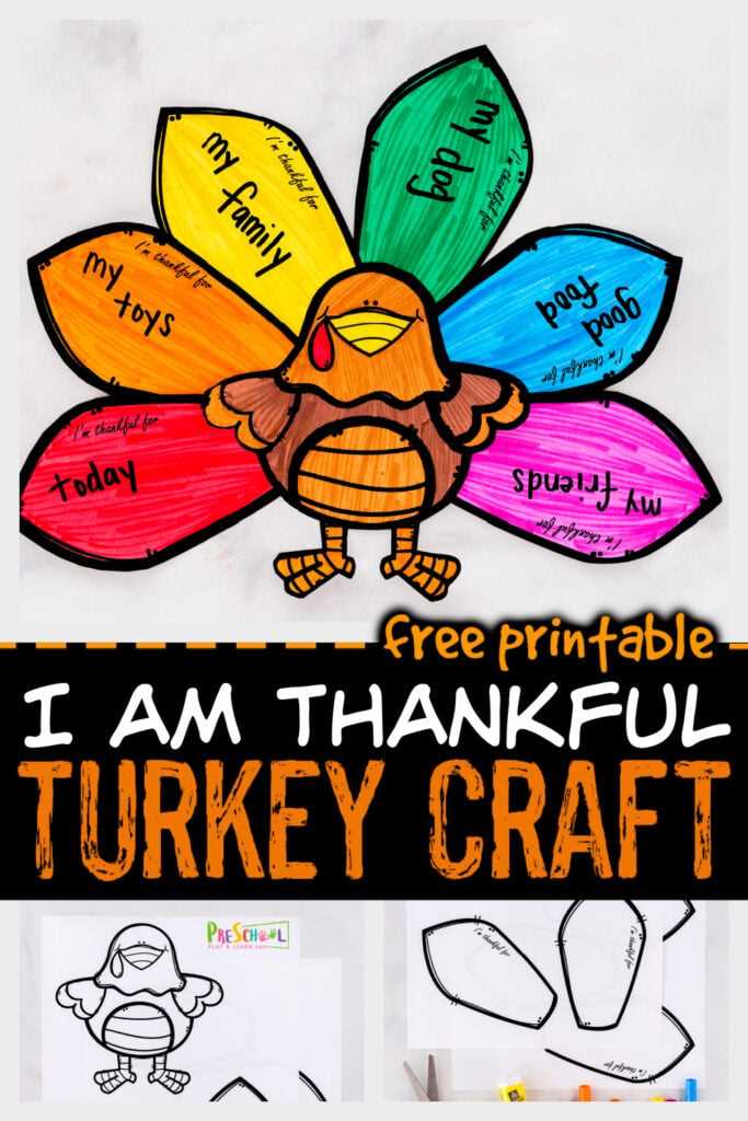free thankful turkey printable