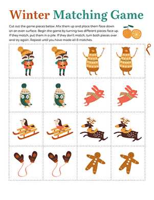 free winter printables