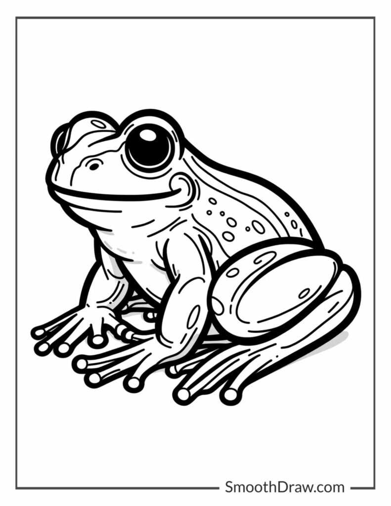 frog printable coloring pages frog printable coloring pages