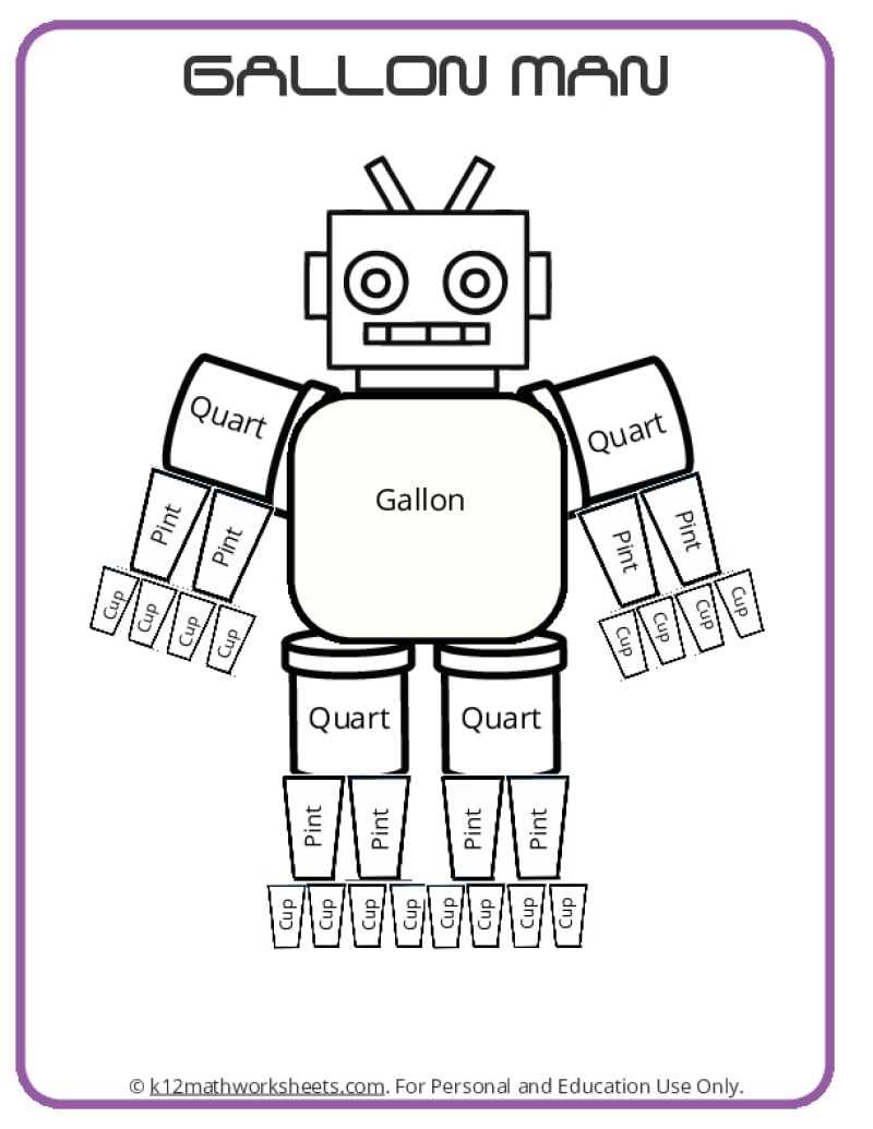 gallon man printable