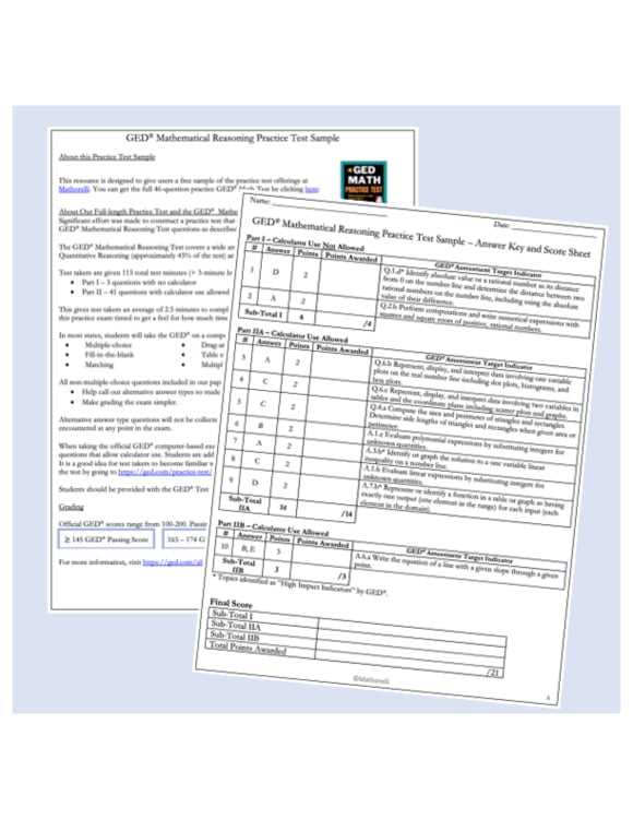 ged math printable practice test ged math printable practice test